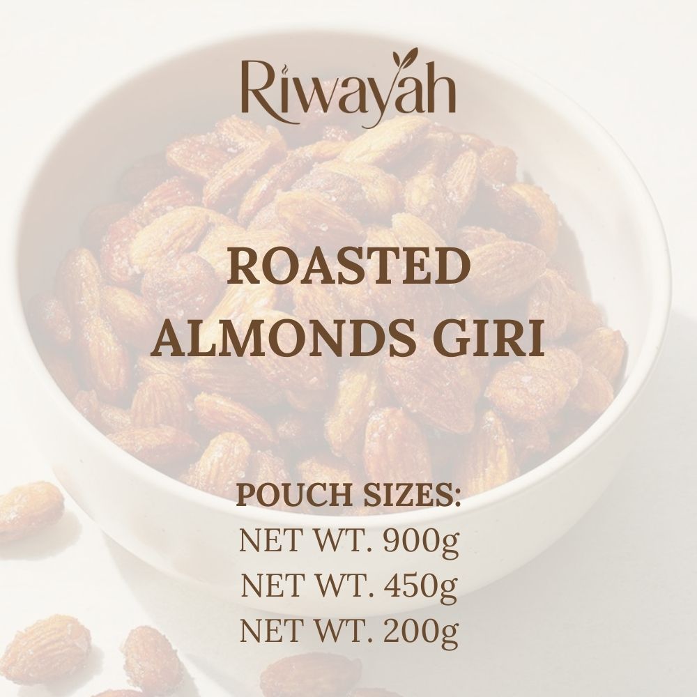 Roasted American Almonds Giri (Bhuna Badam Giri - بھنے بادام گری)